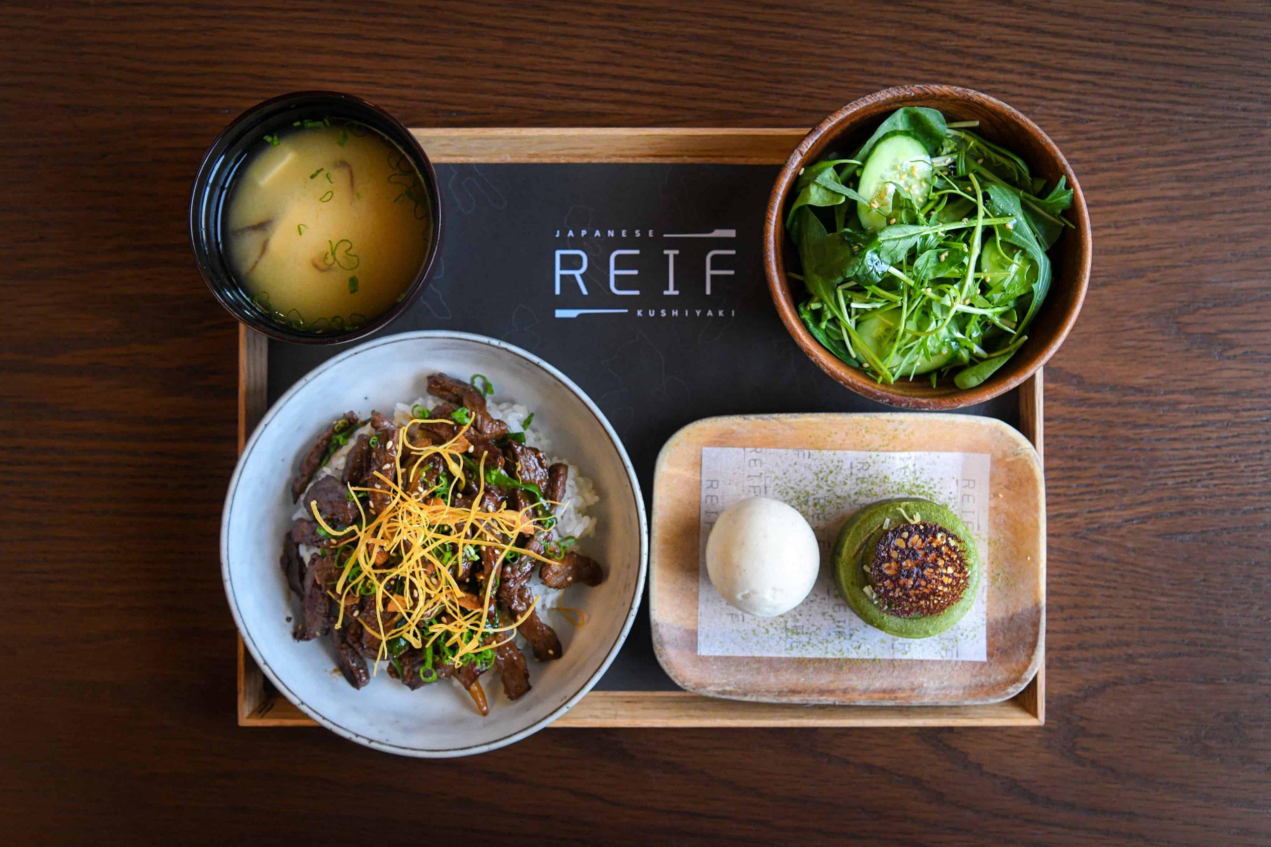 Reif Japanese Kushiyaki introduces a new lunch menu and a competition to visit Egypt