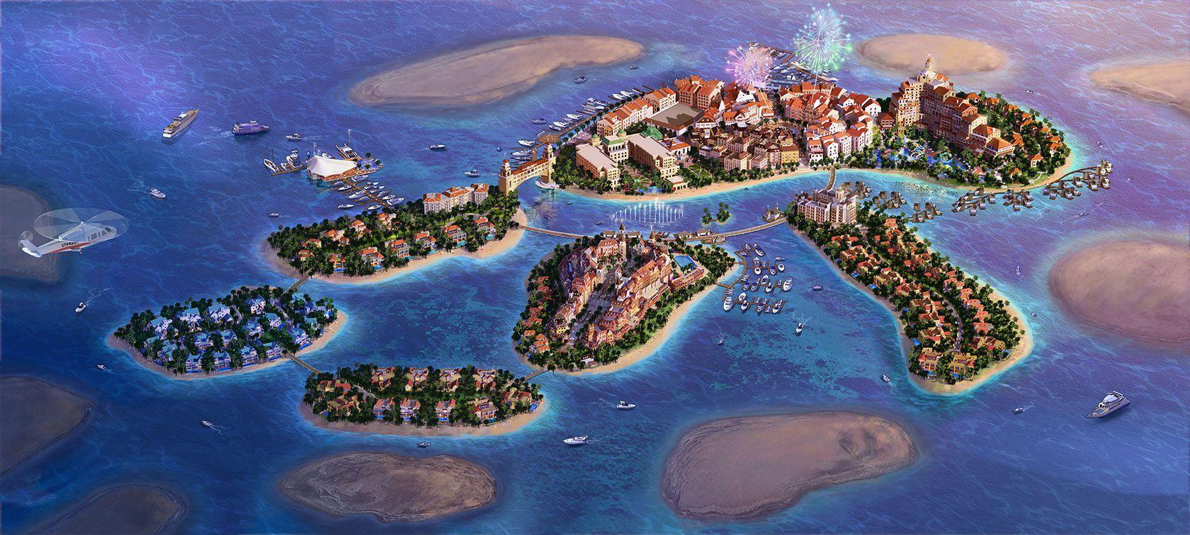 A French Riviera inspired hotel will open in The World Islands