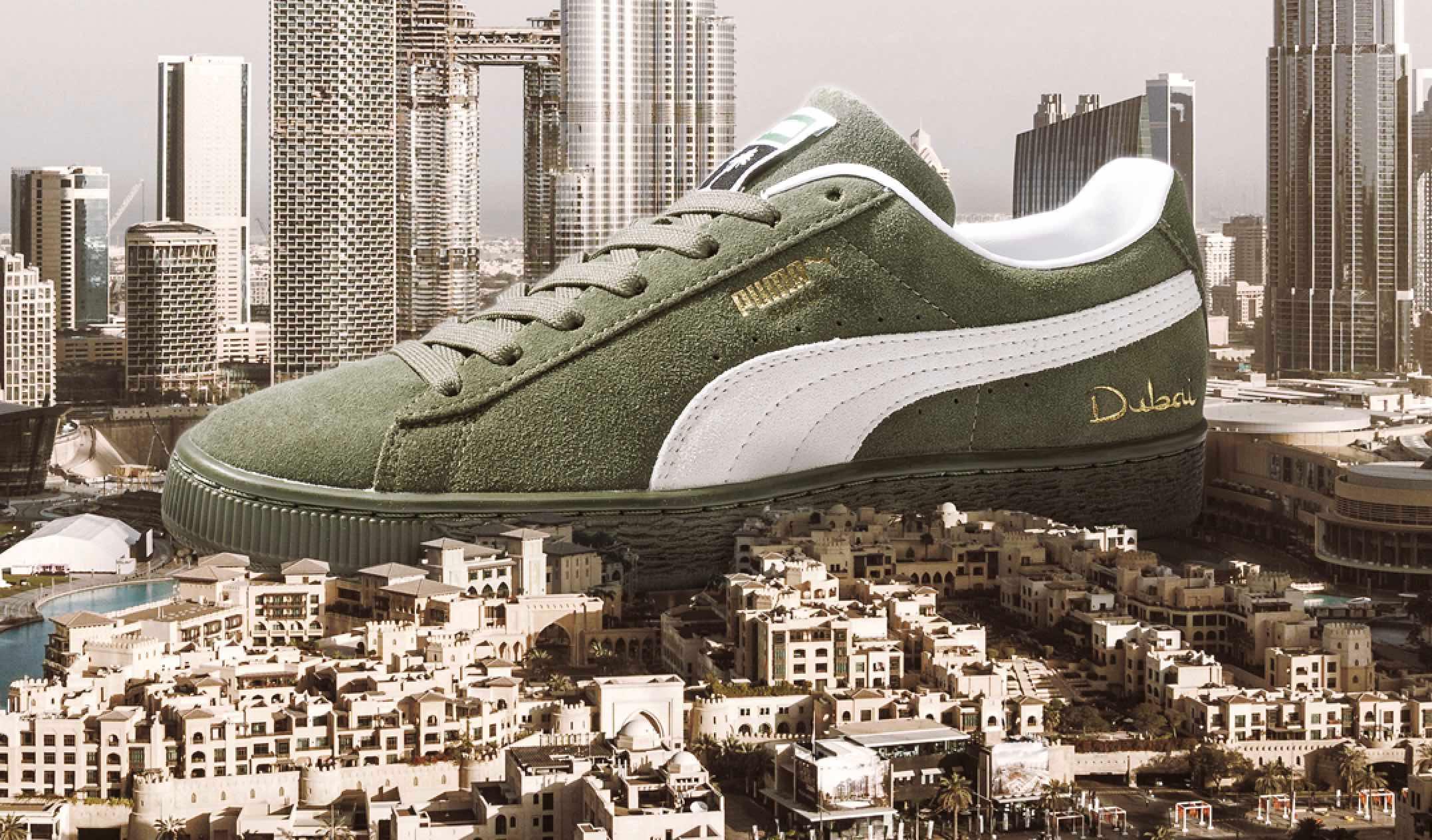 PUMA has released a Dubai-inspired sneaker
