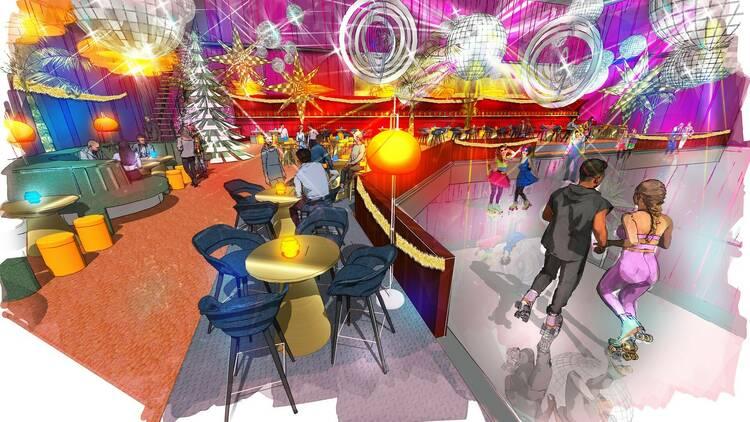 The UK’s first immersive roller rink is coming to London