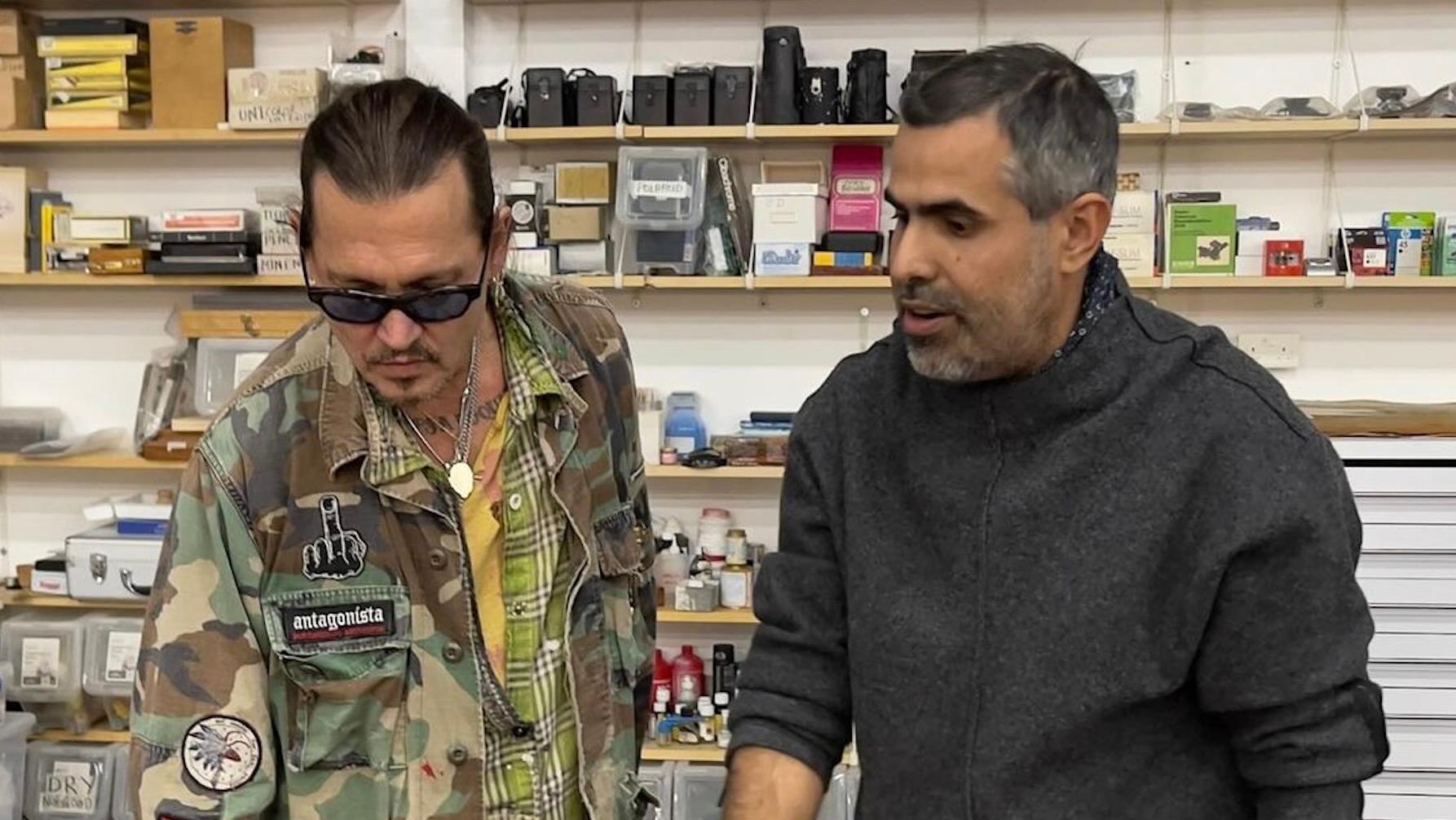American superstar Johnny Depp heads to JAX District in Riyadh