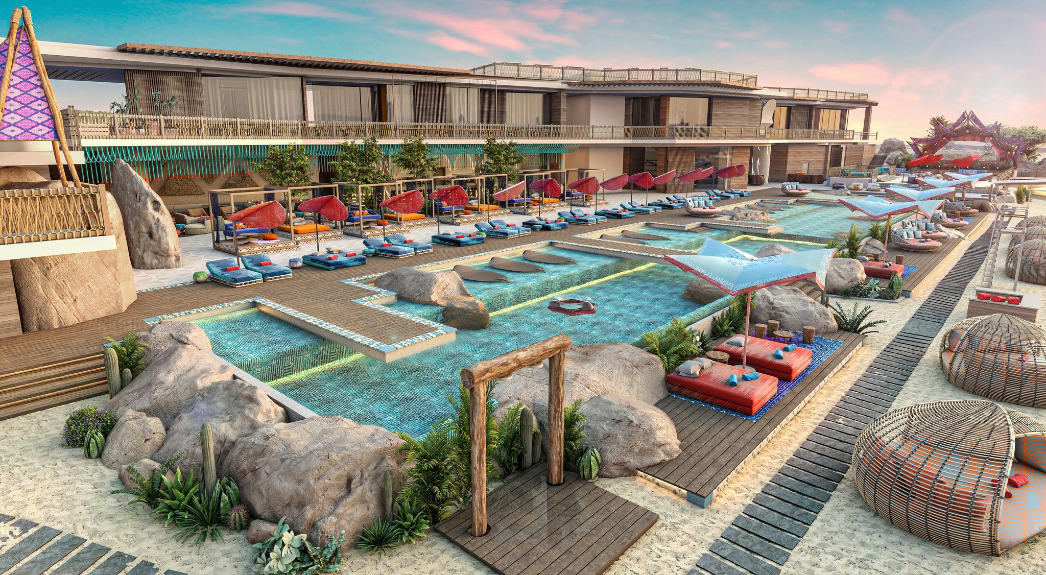 First photos of MDLBeast Sindalah Beach Club in NEOM unveiled