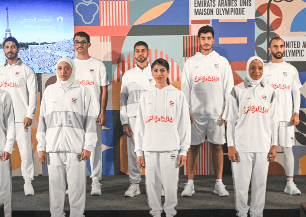 Who is representing the UAE at the 2024 Paris Olympics?