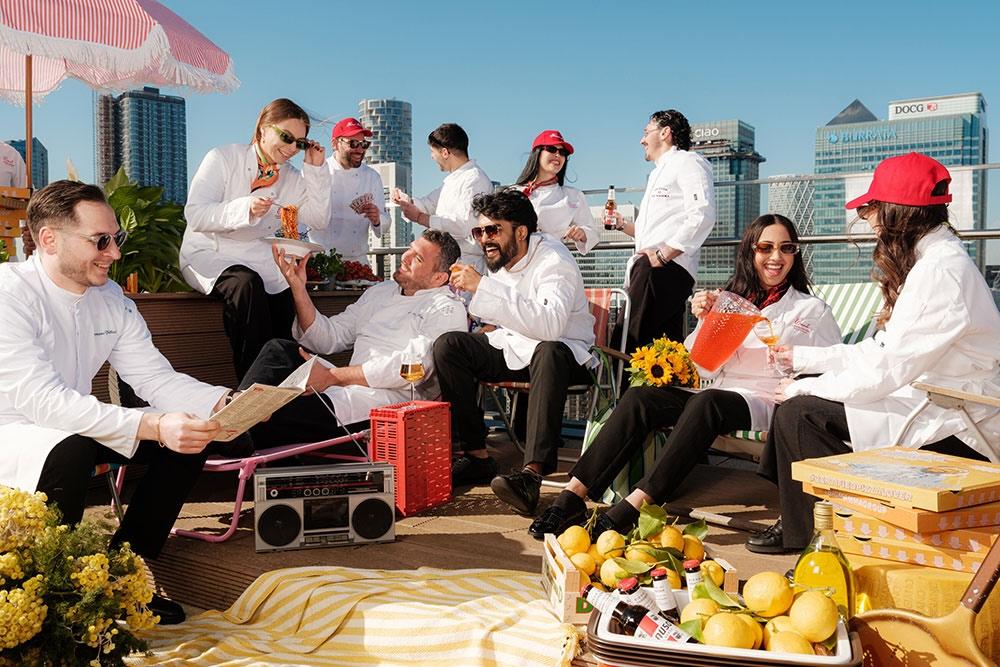 Barbarella in London brings retro Italian vibes to Canary Wharf