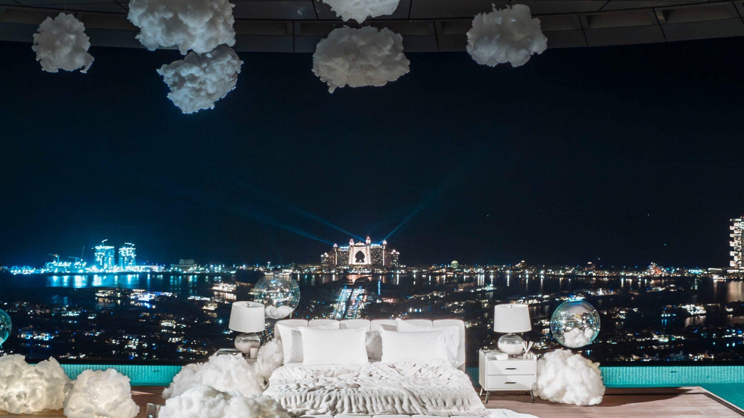 Sleep in the sky at the iconic AURA Skypool in Dubai 