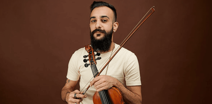 Palestinian violinist Akram Abdulfattah will perform in London