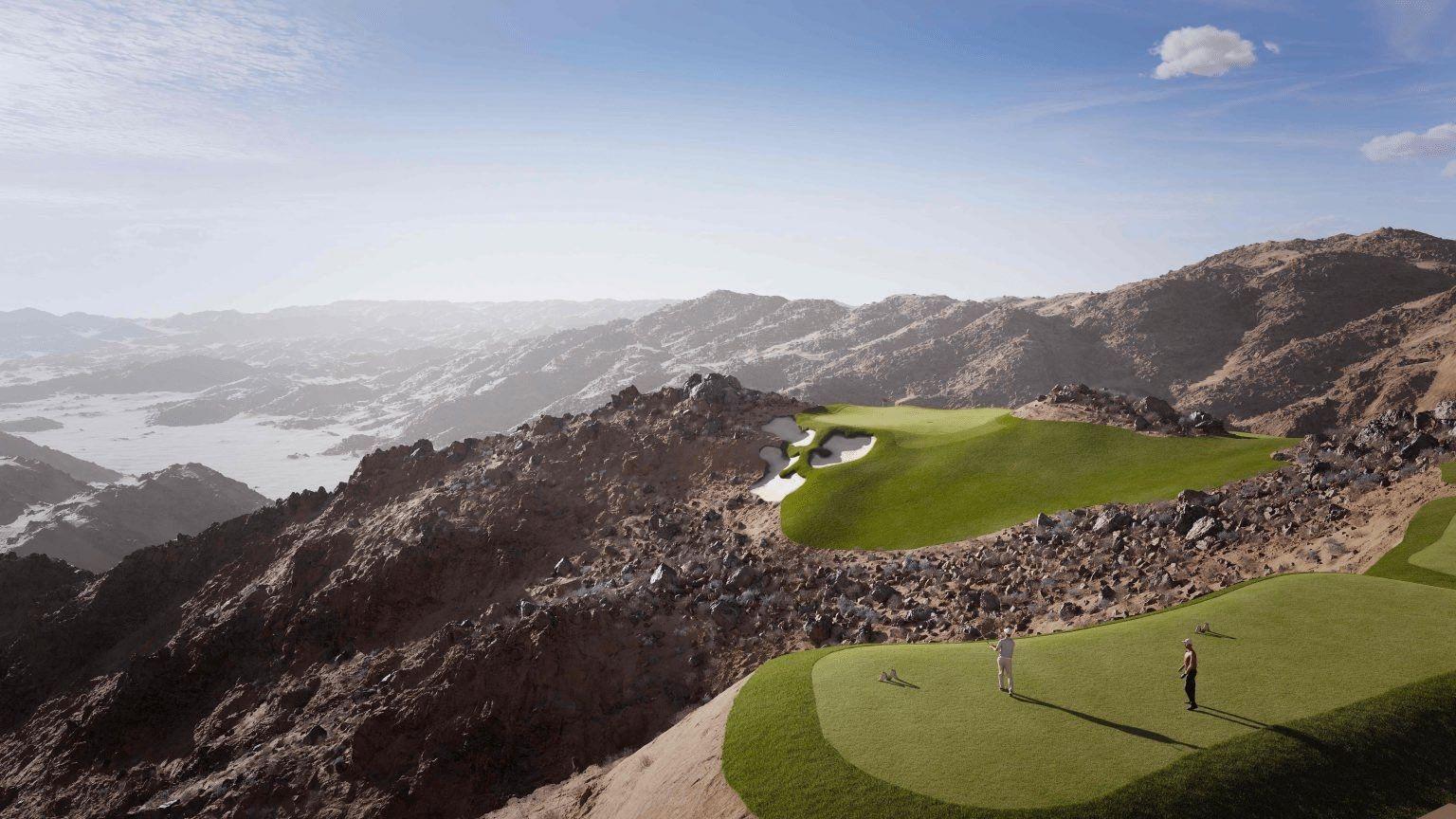 The region’s first high-altitude mountain golf course is coming to Trojena