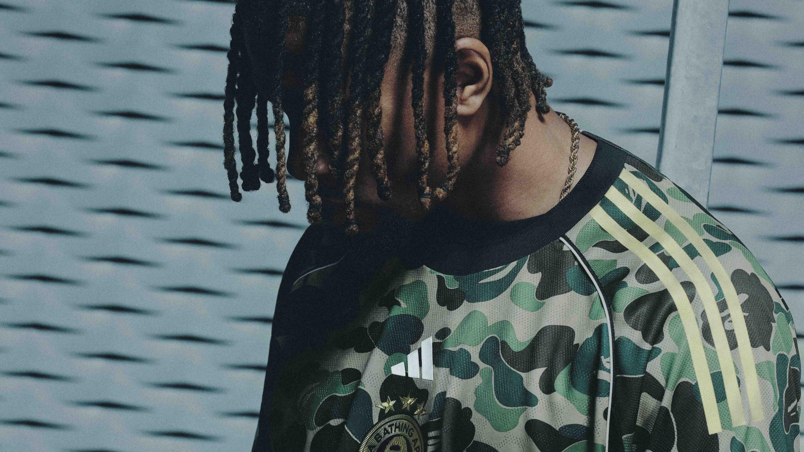 adidas and BAPE unveil a football-fuelled streetwear drop
