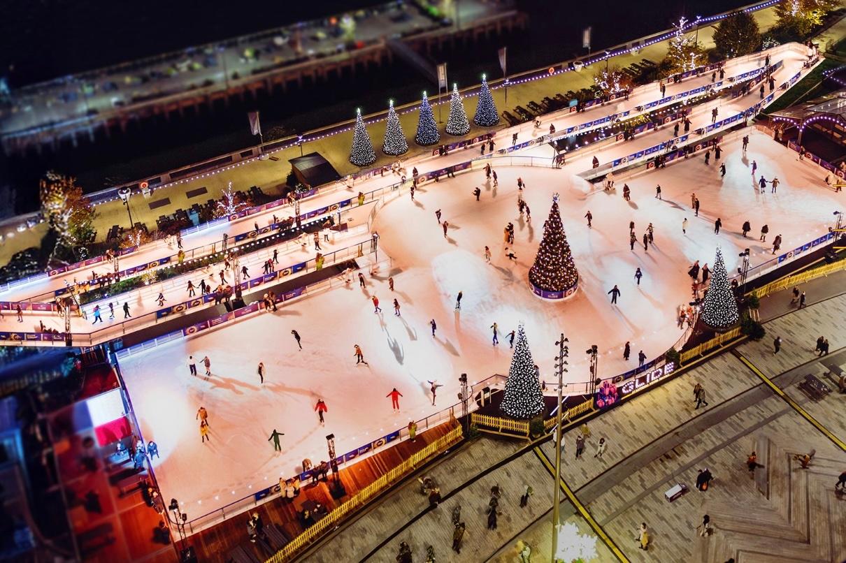 Glide at the Battersea Power Station ice rink this festive season