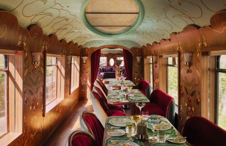 Hop aboard a Belmond train carriage designed by Baz Luhrmann