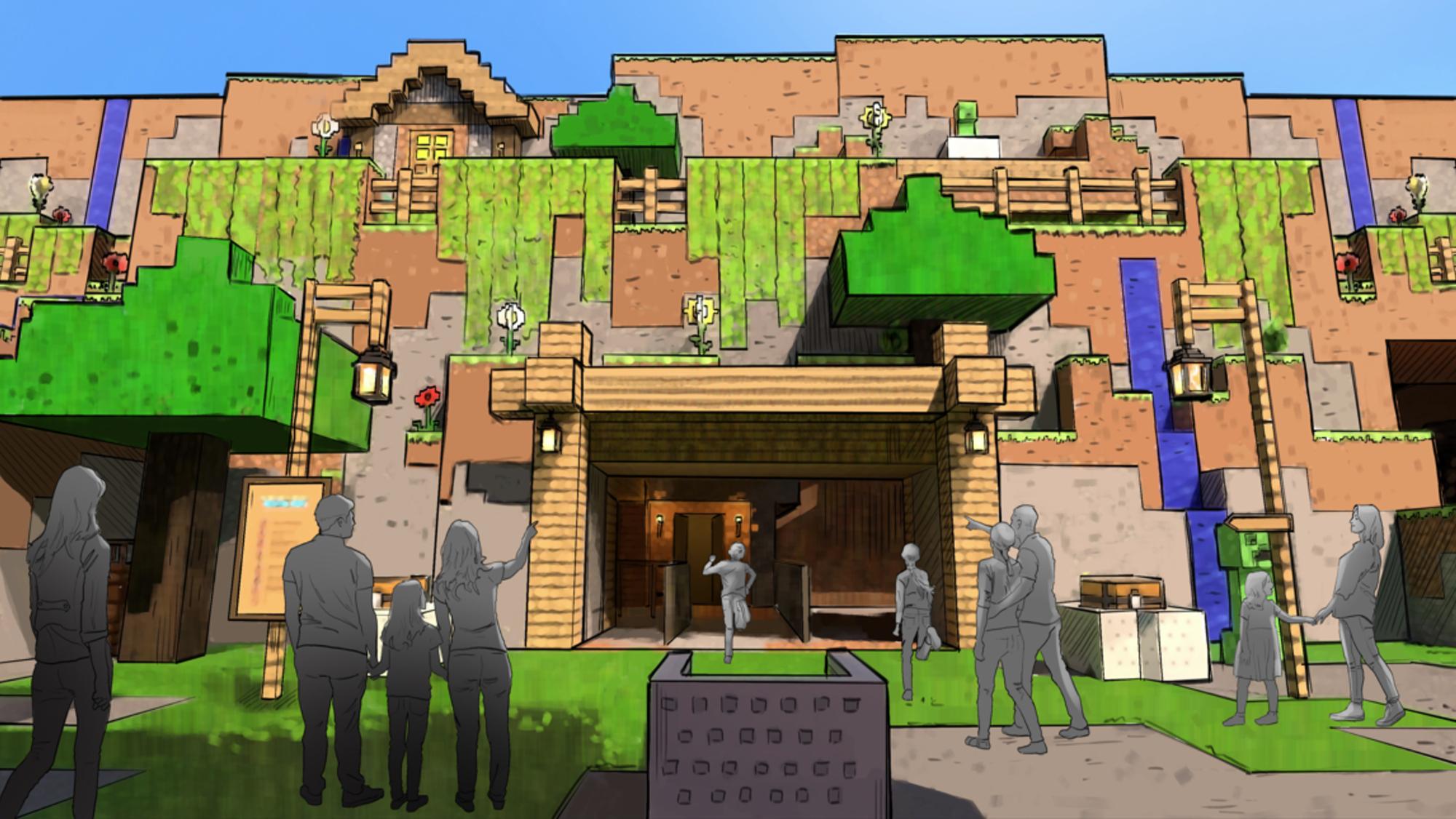 Minecraft World: The new London theme park will open in 2027