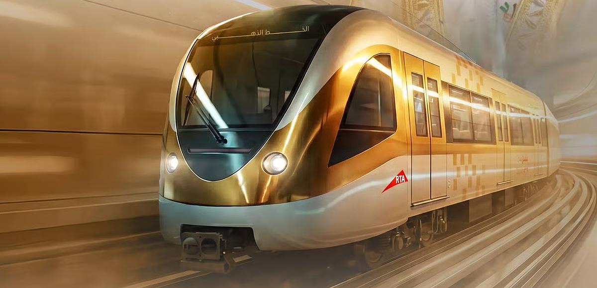 Dubai Greenlights the Gold Line, Its First Fully Underground Metro Route