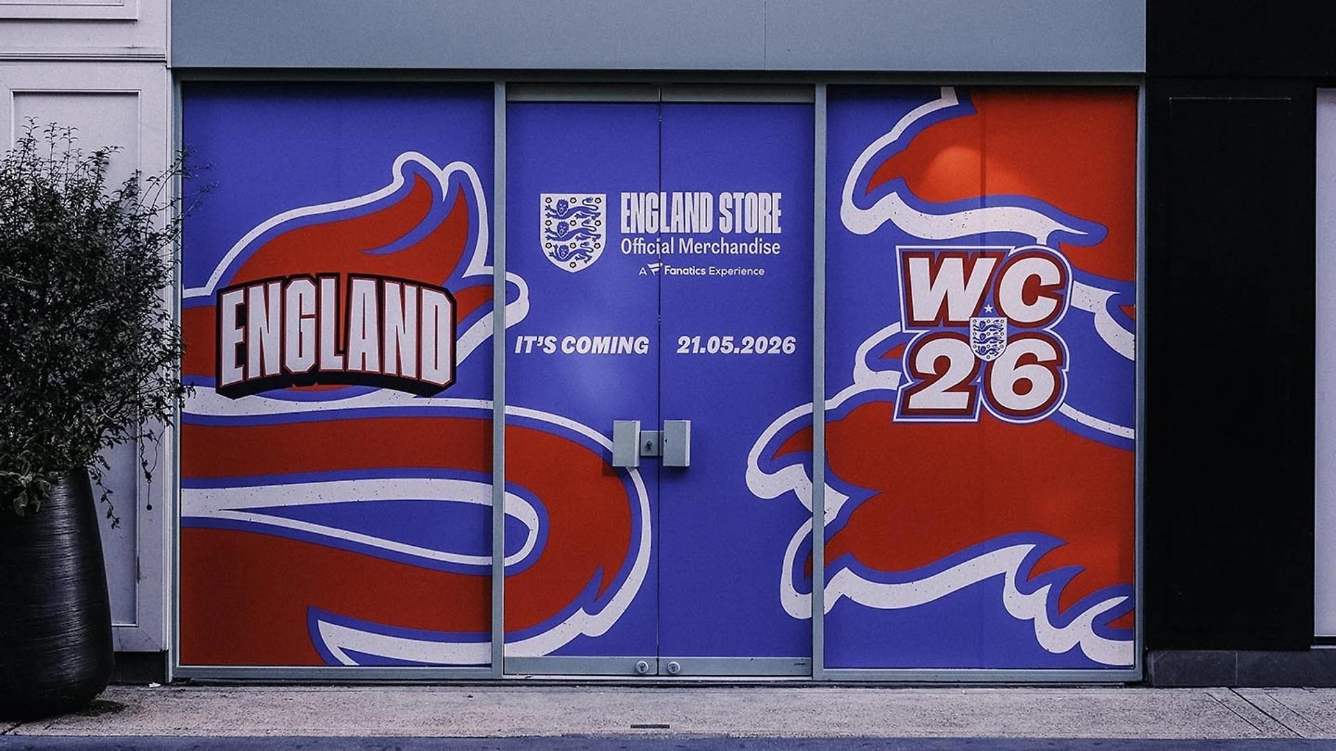 The England Store: The England Football Team Will Launch a Pop-Up in London
