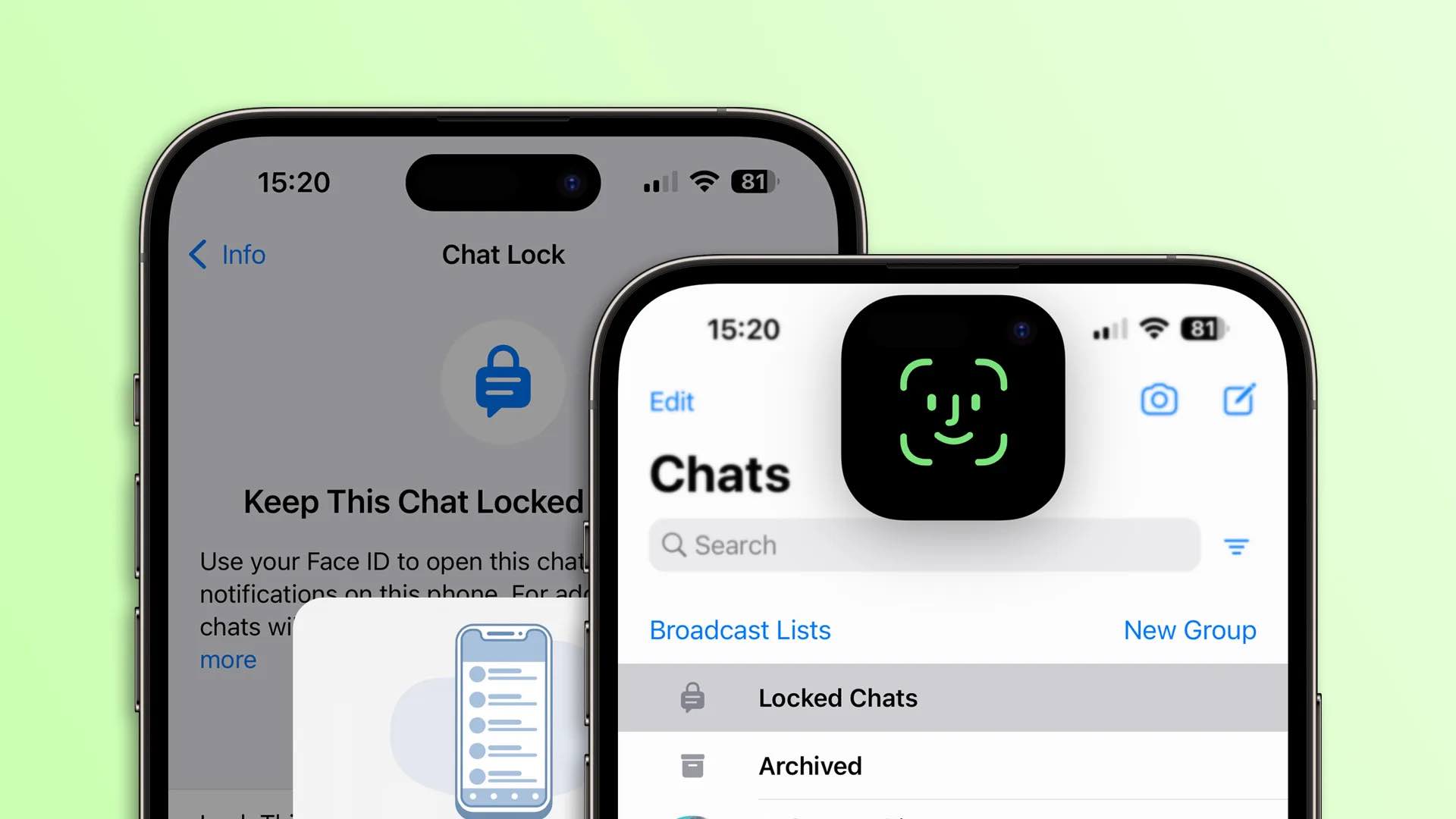 WhatsApp chat lock
