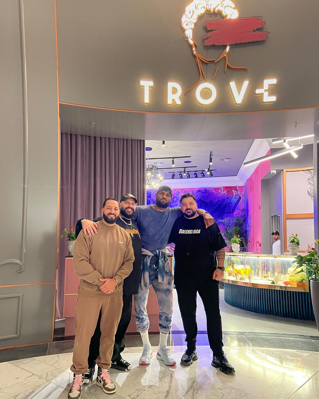 Lebron James at The Trove
