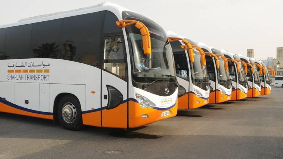 Sharjah and Oman bus