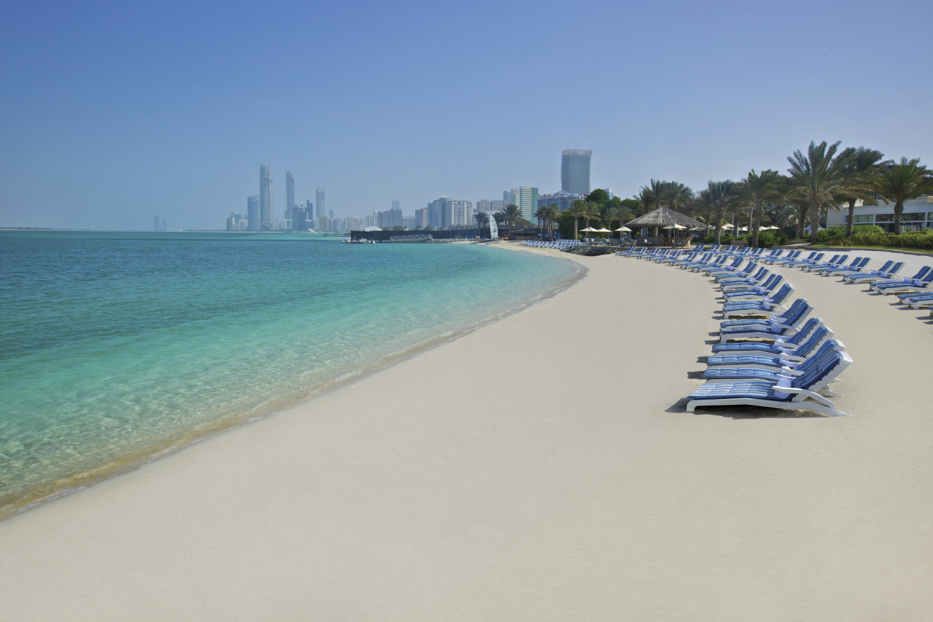 Corniche beaches in Abu Dhabi