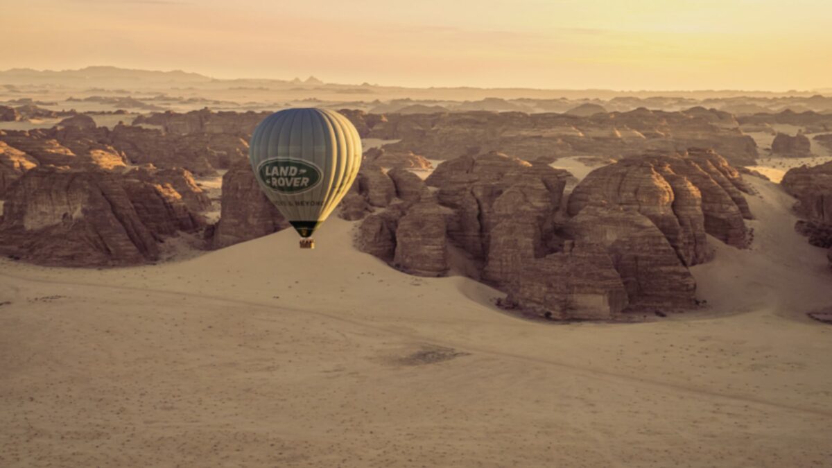 Habitas Hot Air Balloon in Saudi Arabia in May