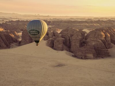 Habitas Hot Air Balloon in Saudi Arabia in May