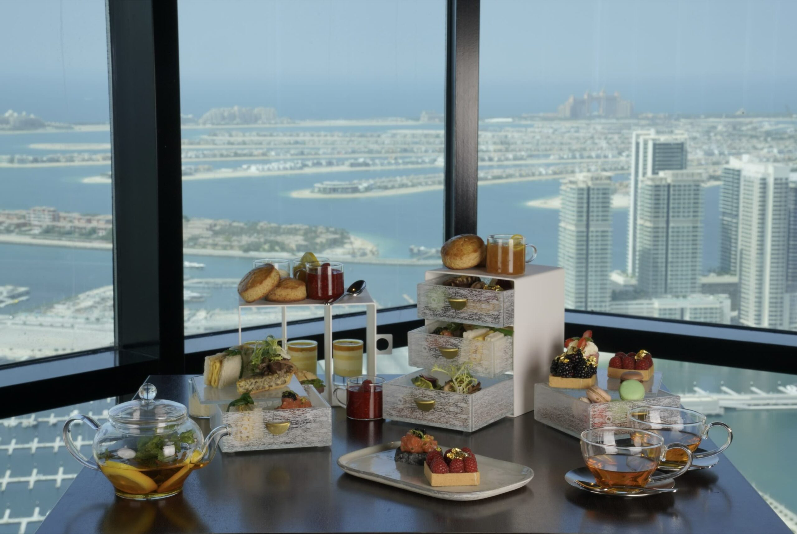 Observatory Afternoon Tea at Dubai Marriott Harbour